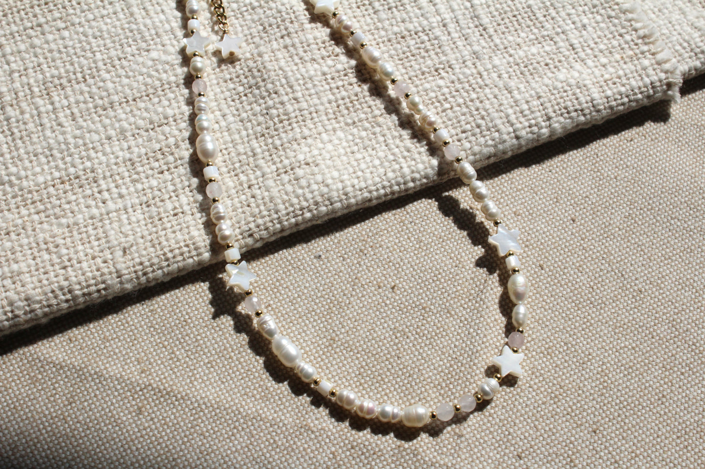 Star pearl necklace