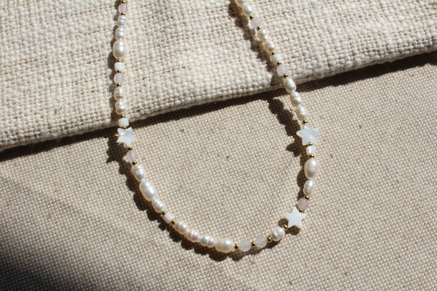 Star pearl necklace