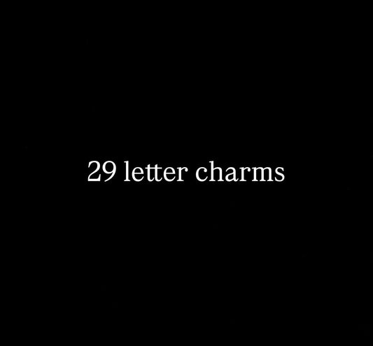 29 letter charms