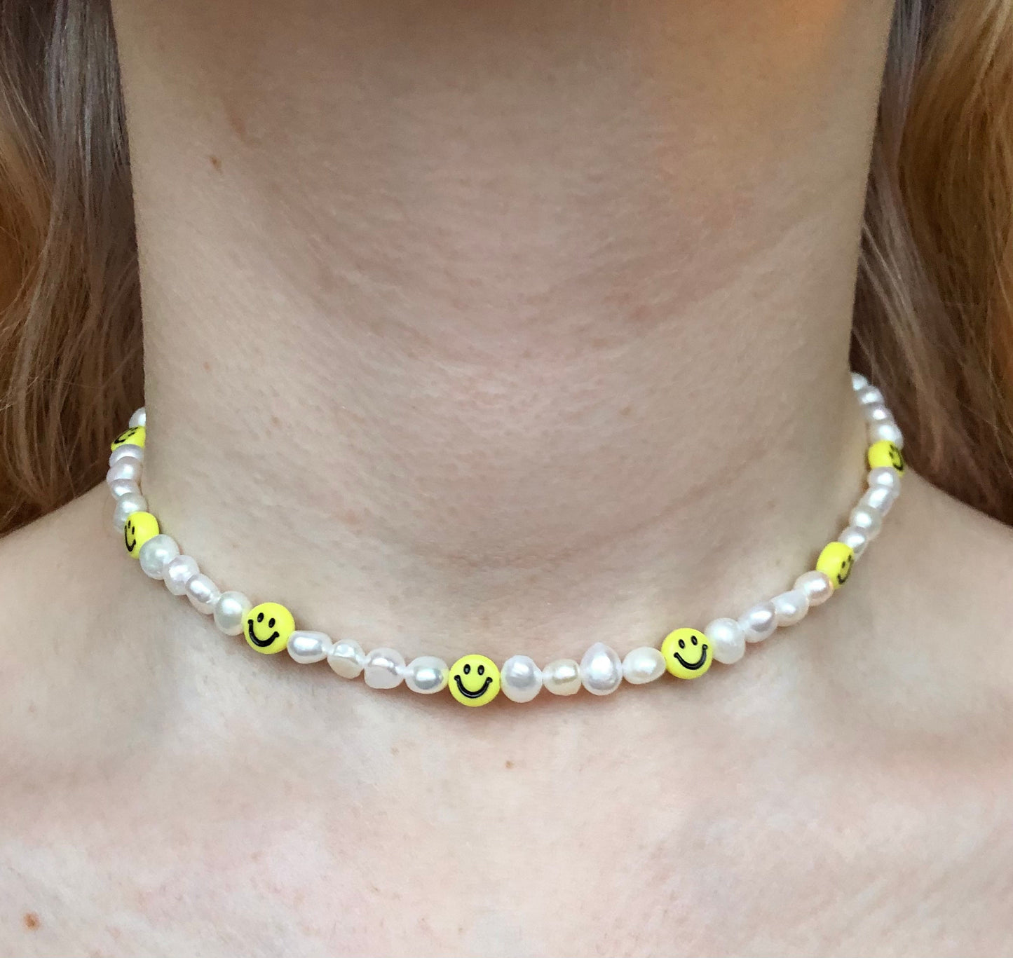 Smiley Freshwater pearl necklace