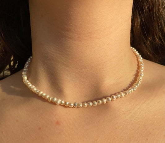 Freshwater pearl necklace