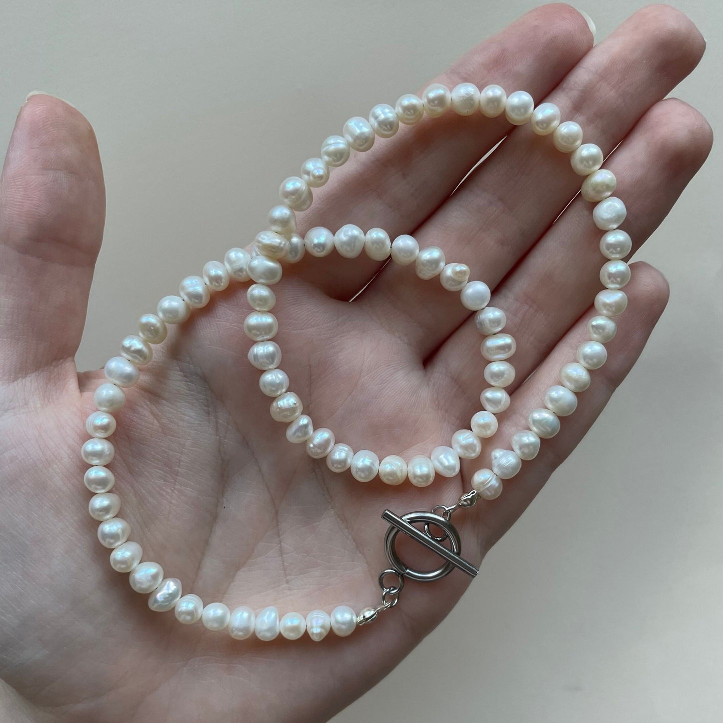 Freshwater pearl necklace