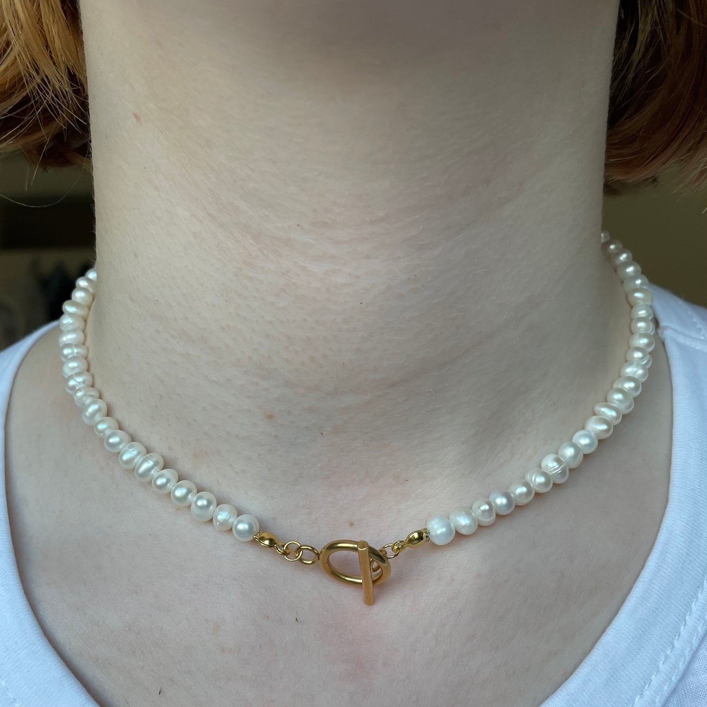 Freshwater pearl necklace